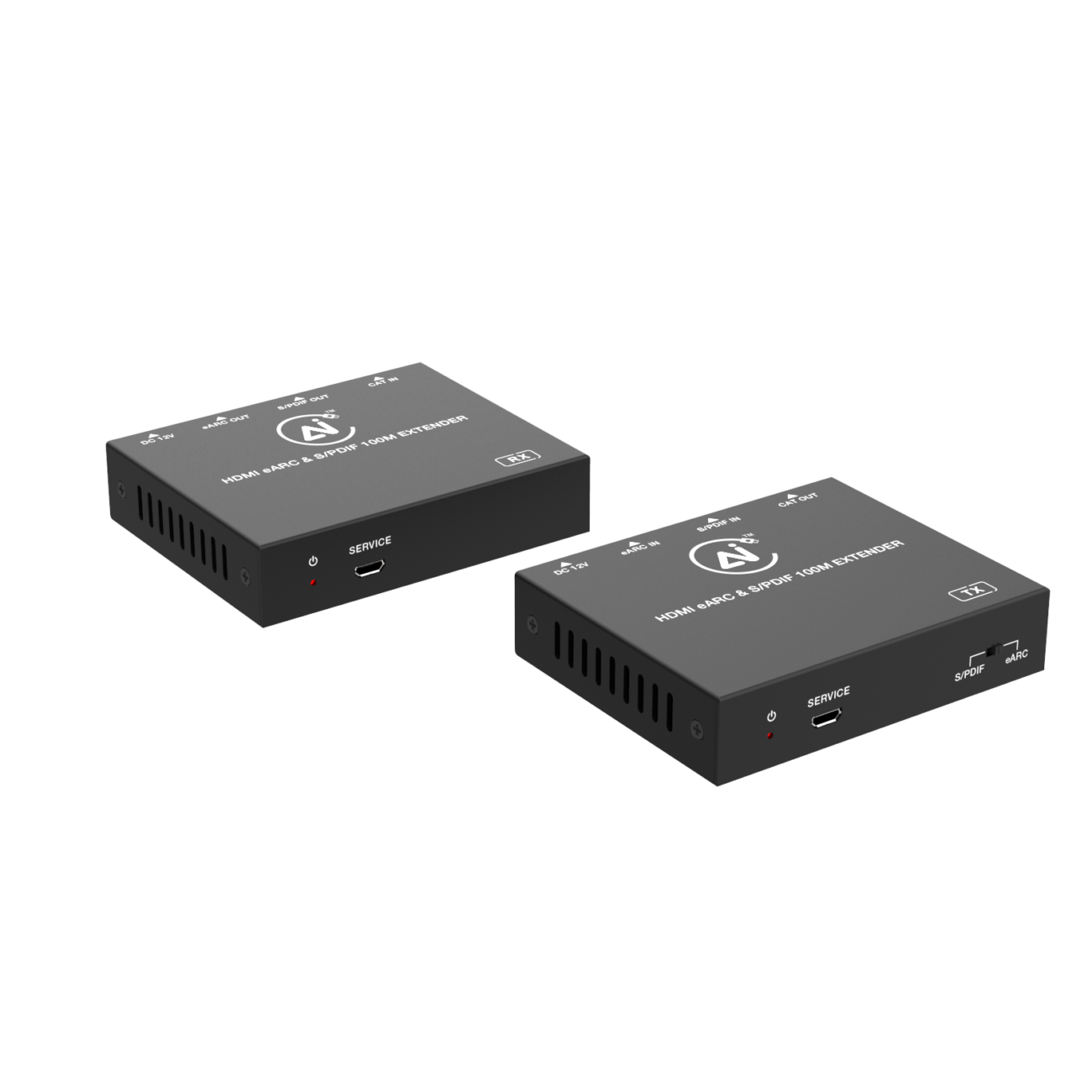 HDMI eARC & Optical Audio Over CAT-6 Extender 100m