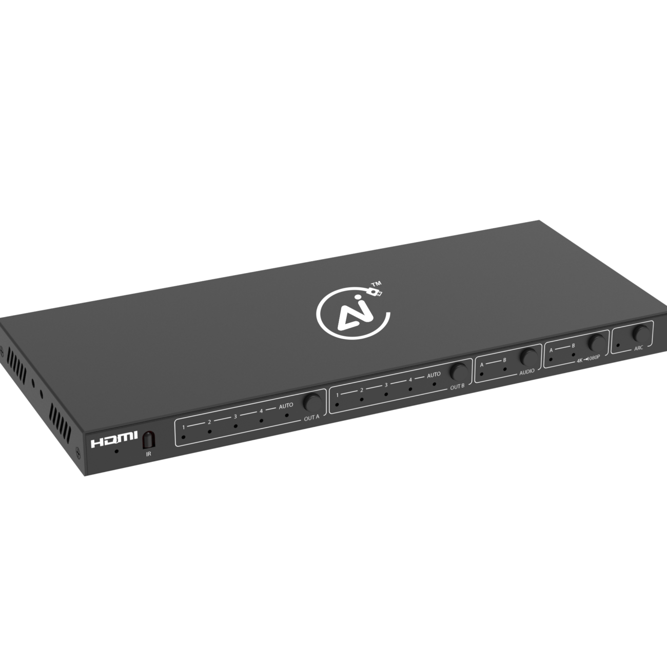8K60 4×2 HDMI Matrix Switcher With Audio De-embedded